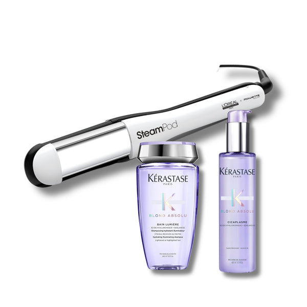 Ensemble Steampod 4.0 + Blond Absolu Lumière