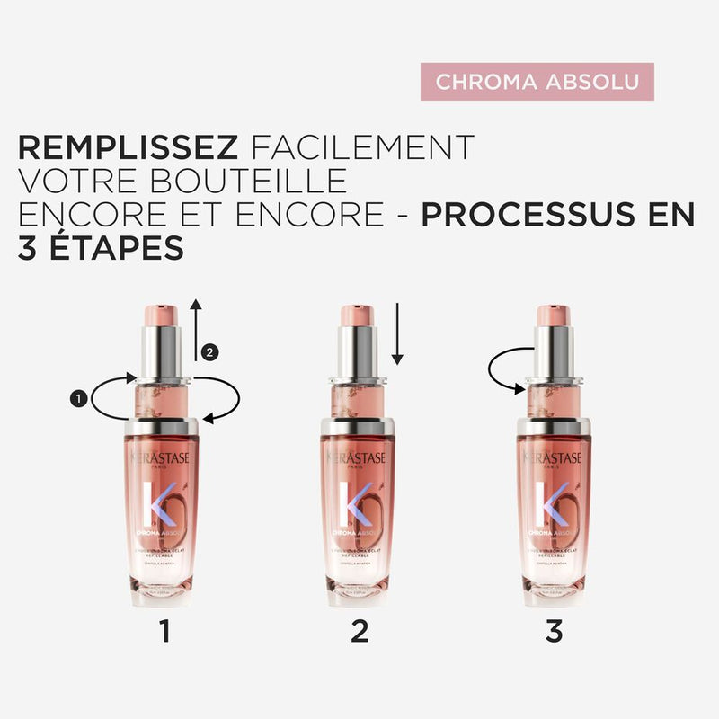 Huile Chroma Éclat rechargeable